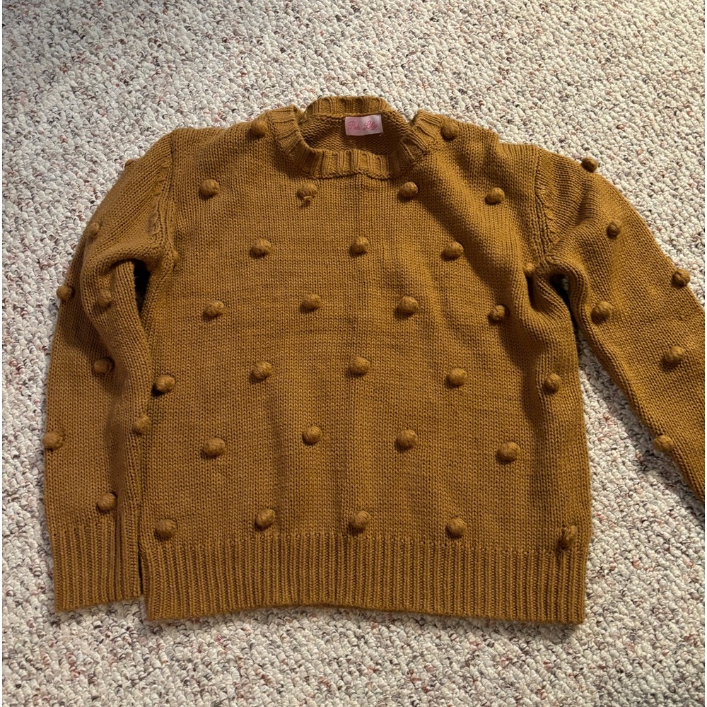 Pink Lily sweater - little balls in front